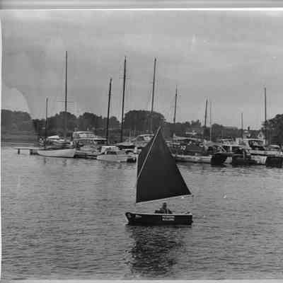 Kids on sailboat