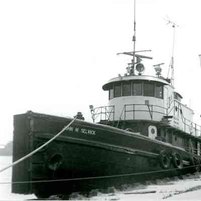 Tug John M. Selvick docked at Sturgeon Bay 1978
