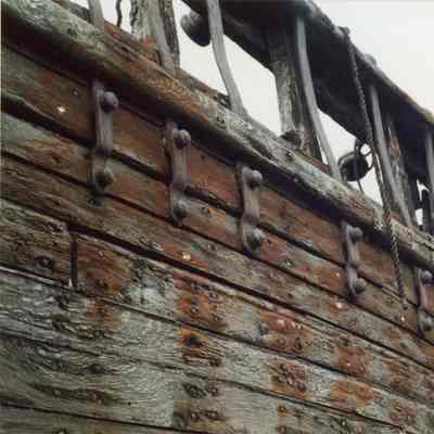 Alvin Clark foremast chain plates on starboard side 1994