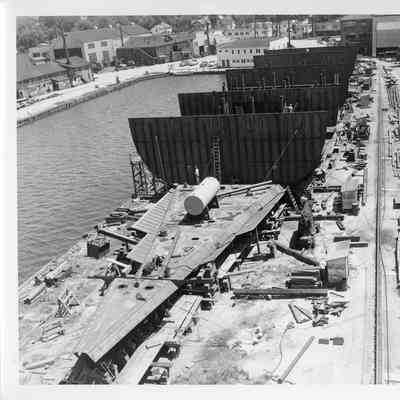 Badger under construction at Christy Corp July 1, 1951