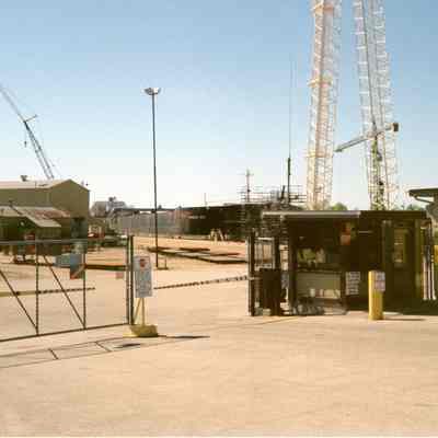 Presque Isle in graving dock at Bay Shipbuilding 1991