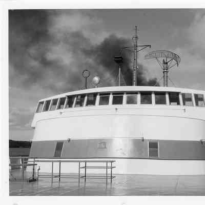 Exterior view of the Spartan pilot house October 15, 1952