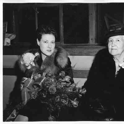 Mrs. E. A. Washburn and her mother