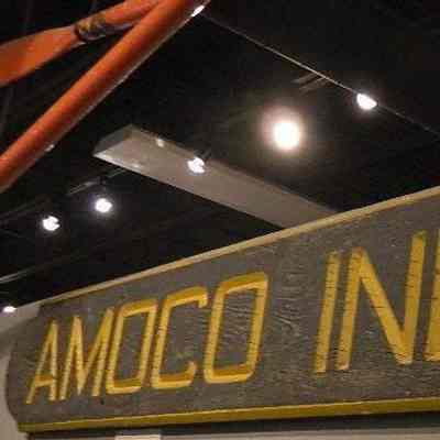 Amoco Indiana Sign Board