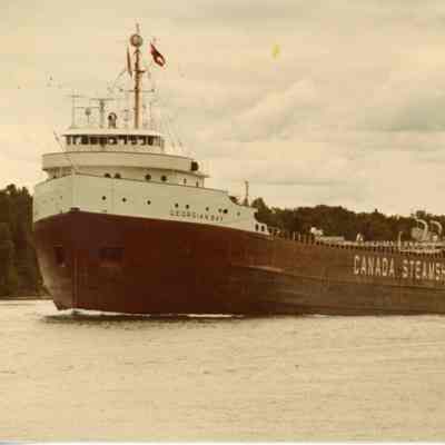 Freighter Georgian Bay in Saint Mary's River June 1982