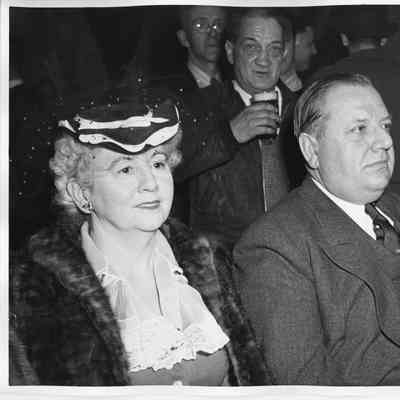 Man and woman attending launching of the PC-1229
