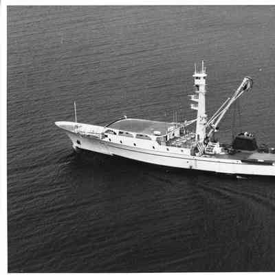Arial view of Napoleon underway