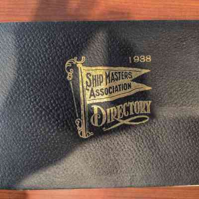 Ship Masters Assocation 1938 Directory