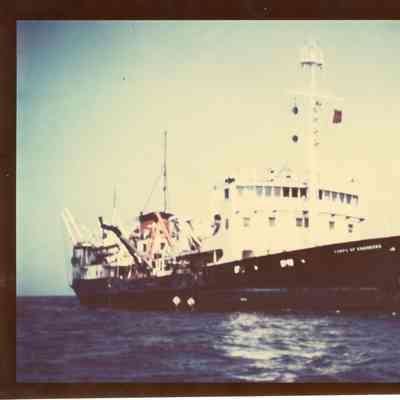 Corps of Engineers research vessel 1970