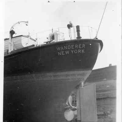 Wanderer in drydock