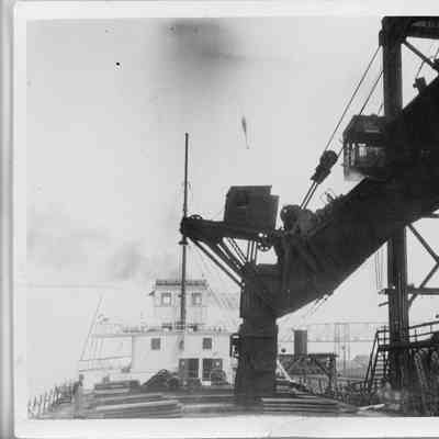 Boat in dry dock