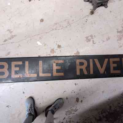 Belle River Name Board