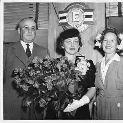 L.D. Smith, Mrs. John Butterweck, and Mrs. Alva Smith