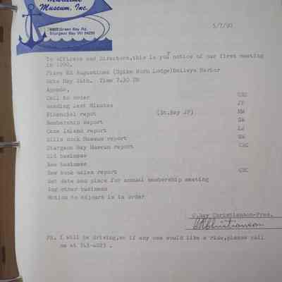 DCMM meeting minutes 1969-1990