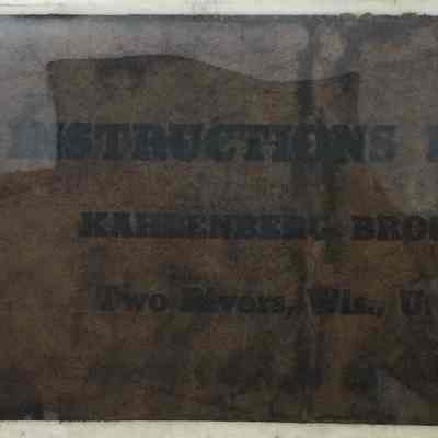 Kahlenberg instruction envelope