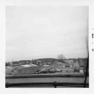 Sturgeon Bay shoreline March 1964