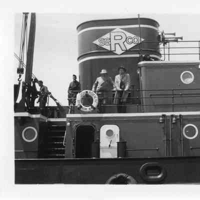 People onboard John Roen IV underway