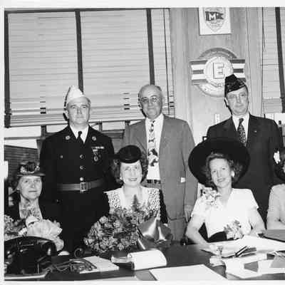 Mrs. Lillian Reed, Mrs. Lawrence H. Smith, L.D. Smith, Alva smith