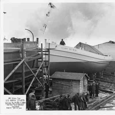 US Army ST-879 pre-launch at SBSB&DD Co. January 23, 1945 4:00 PM