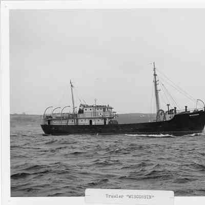 Transport trawler Wisconsin at sea