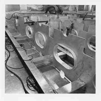 Alcoa Seaprobe hull section interior bulkheads