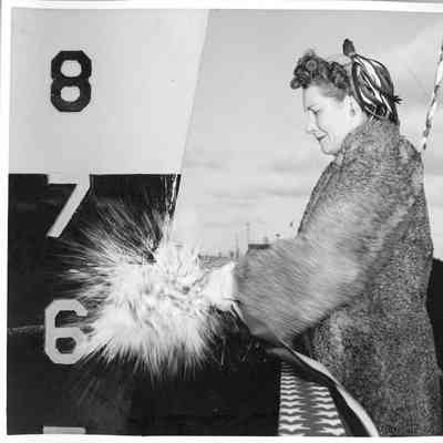Mrs. Sue Wallen christening PC-1180