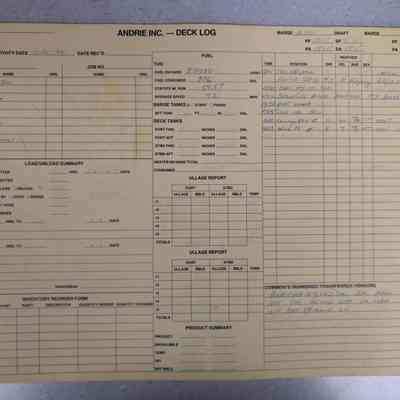 John Purves Ship Log