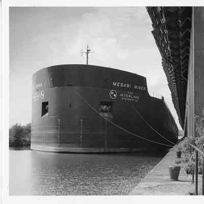 Mesabi Miner docked at coal dock