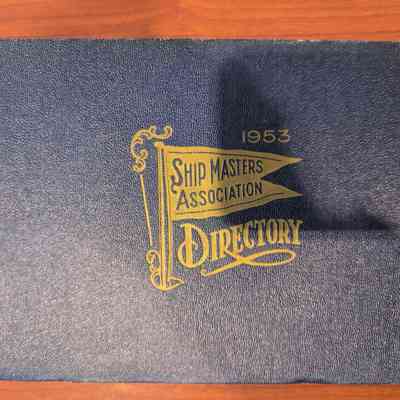 Ship Masters Assocation 1953 Directory