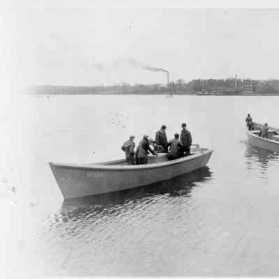 W-1511 and another runabout with men on board