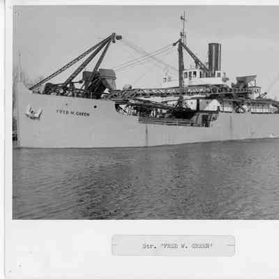 Steamer Fred W. Green dockside