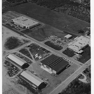 Arial view of industrial park