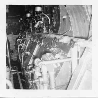 SS North American boiler room June 1956
