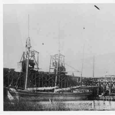 Three Brothers docked