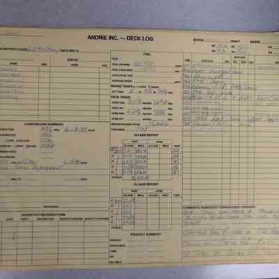 John Purves Ship Log