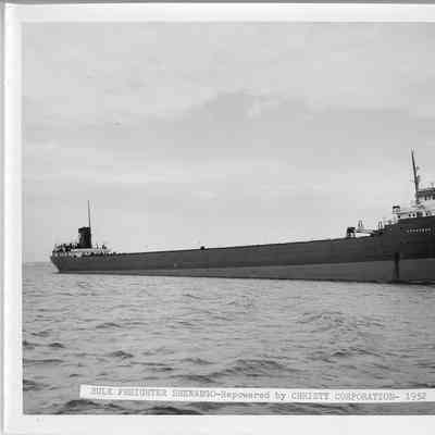 Bulk Freighter Shenango underway July 7, 1952