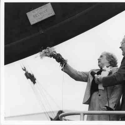Christening of MCM-3 USS Sentry