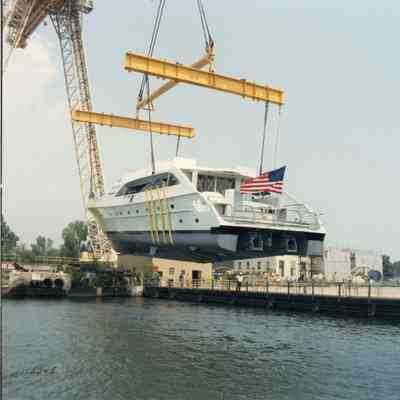 Time being put in graving dock at Bay Shipbuilding Co.
