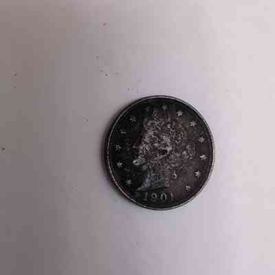1901 nickel from the Erie L. Hackley
