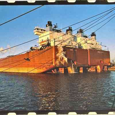 MV Edwin H. Gott and MV Edgar B. Speer at dock