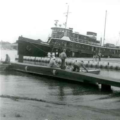 John Purves docked in Sturgeon Bay 1976