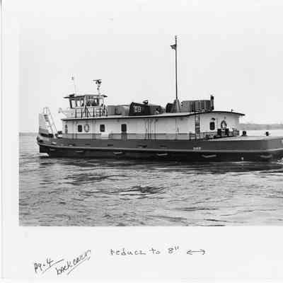 Steel tugboat Donald O'Toole underway 1974
