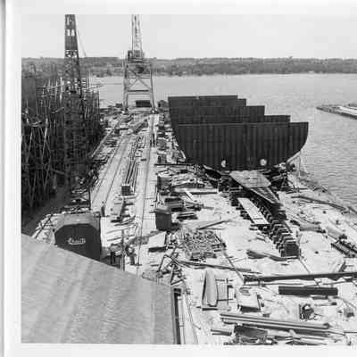 Badger under construction at Christy Corp July 1, 1951