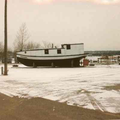 Fishing tug Margaret on display in Sturgeon Bay 1989