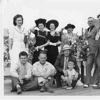 Col. Joseph C. Morrow launching party