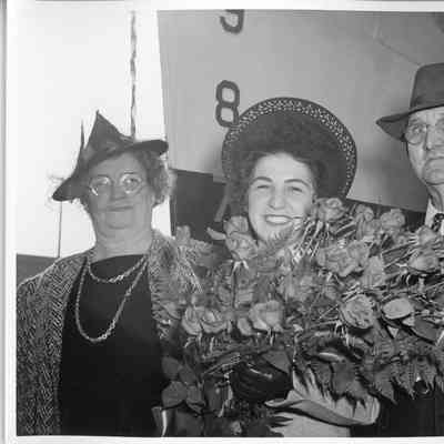 Mrs. Ed Weber and Miss Shirley Weber