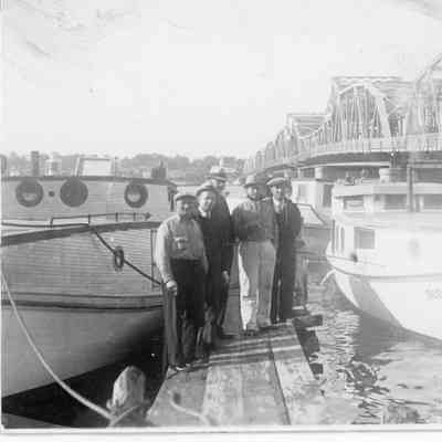 Fishing tug Buddy O. and other tugs docked at Sturgeon Bay Boat Works