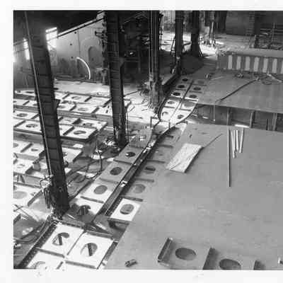 Fabricated sections of the Spartan in Christy Corp workshop December 6, 1950
