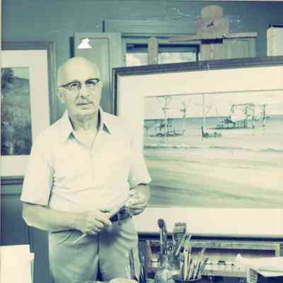 Gerhard Miller Portrait SBYC Commodore 1950