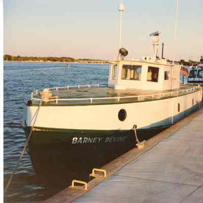 DNR research vessel Barney Devine in Sturgeon Bay 1991